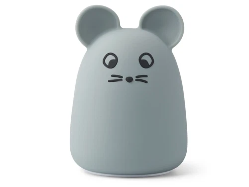 Liewood mouse blue fog natlampe Winston